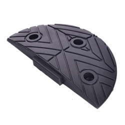 Próg podrzutowy "40" wys. 7,5 cm - element skrajny czarny